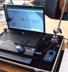 sehbehinderten- und blindengerechter Arbeitsplatz 