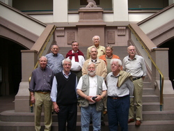 1.R.von links: W. Braak?Kalefeld,H.-G T&ouml;njes?L&uuml;neburg,J. Fendesack?M&uuml;nchen,H. G&ouml;