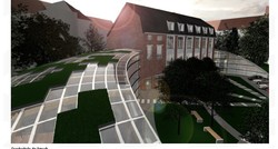 Futuristisch anmutender Schwung: der Hildesheimer HAWK-Entwurf einer neuen Dachkonstruktion