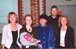 v.l.n.r.: Brigitte Pothmer, Preistr&auml;gerin Sabine von Zastrow, Prof. Dr. Margret Gr&ouml;ne, Soz