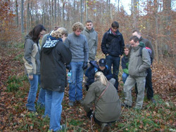 Studierende des 3. Semester f&uuml;hren die Neulinge in die Praxis