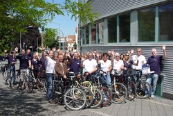 Die radelnden HAWKler am Goschentor