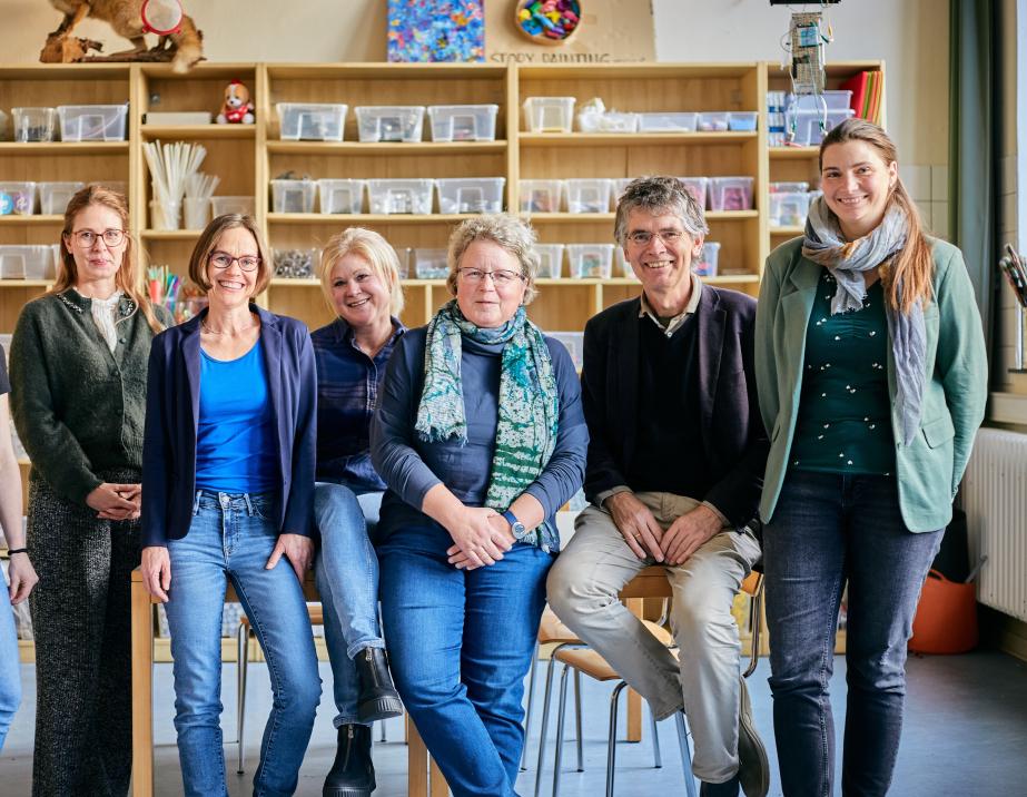 Team Kindheitspädagogik in Ästhetischer Werkstatt